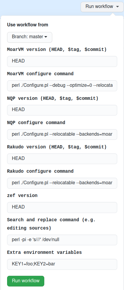 devbuild workflow